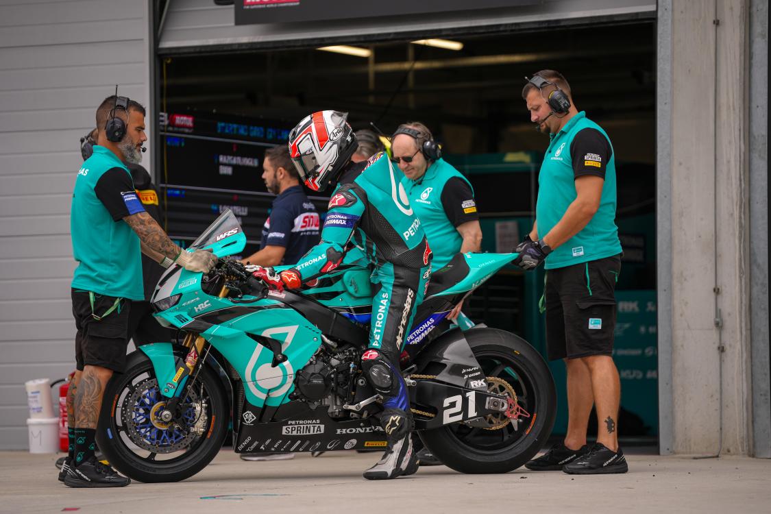 PETRONAS MIE Racing Honda returns to work at Magny-Cours