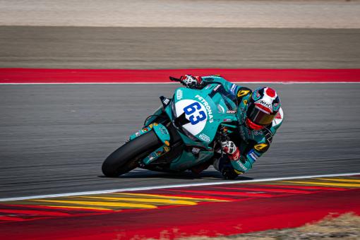 A steady performance for PETRONAS MIE Racing Honda in SSP Race 1 at Aragón