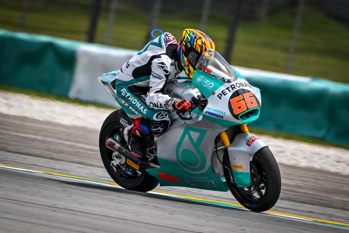 Twenty-third for wildcard Azman in the Moto2 race at Sepang